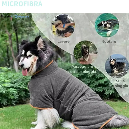 Accappatoio Assorbente per Cani