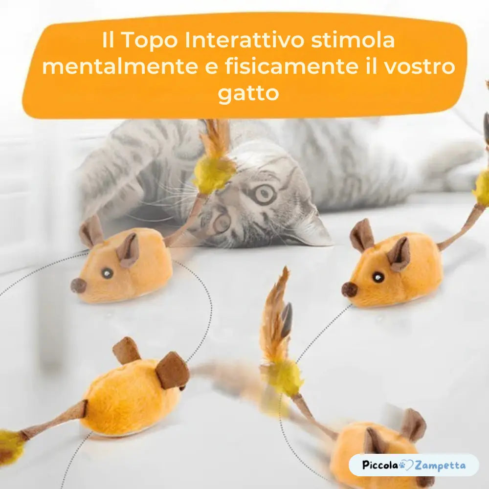 Topo Interattivo Automatico per Gatti