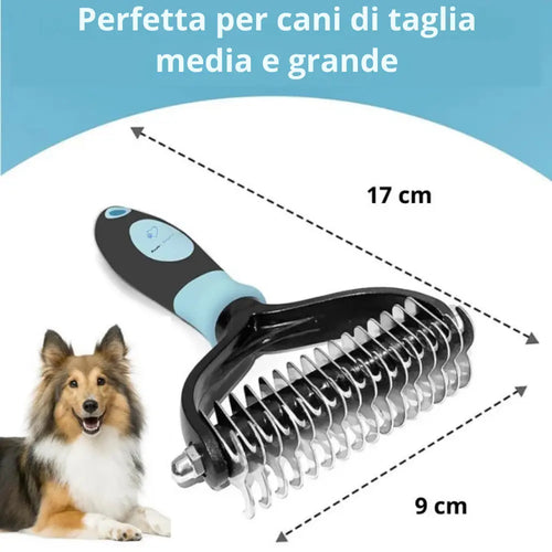 Spazzola anti-peli per animali