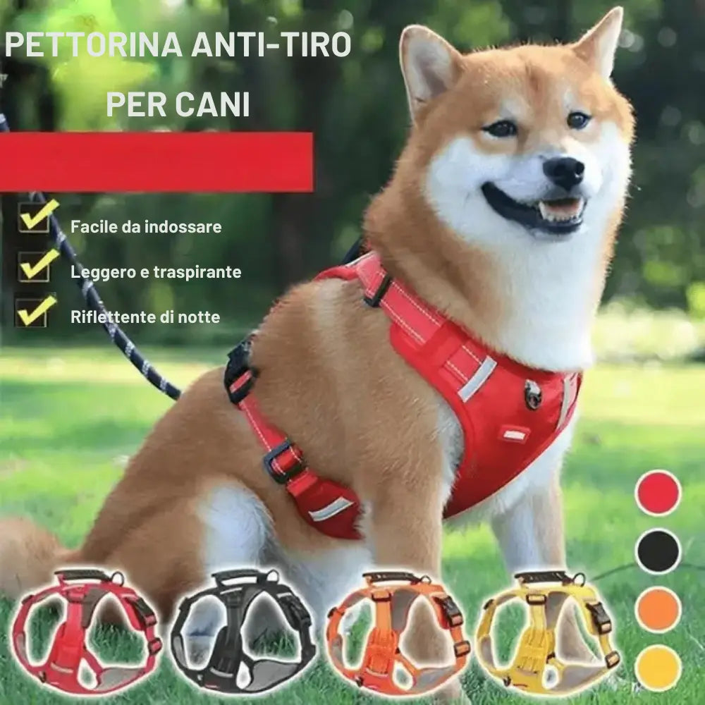 Pettorina Anti-Tiro per Cani