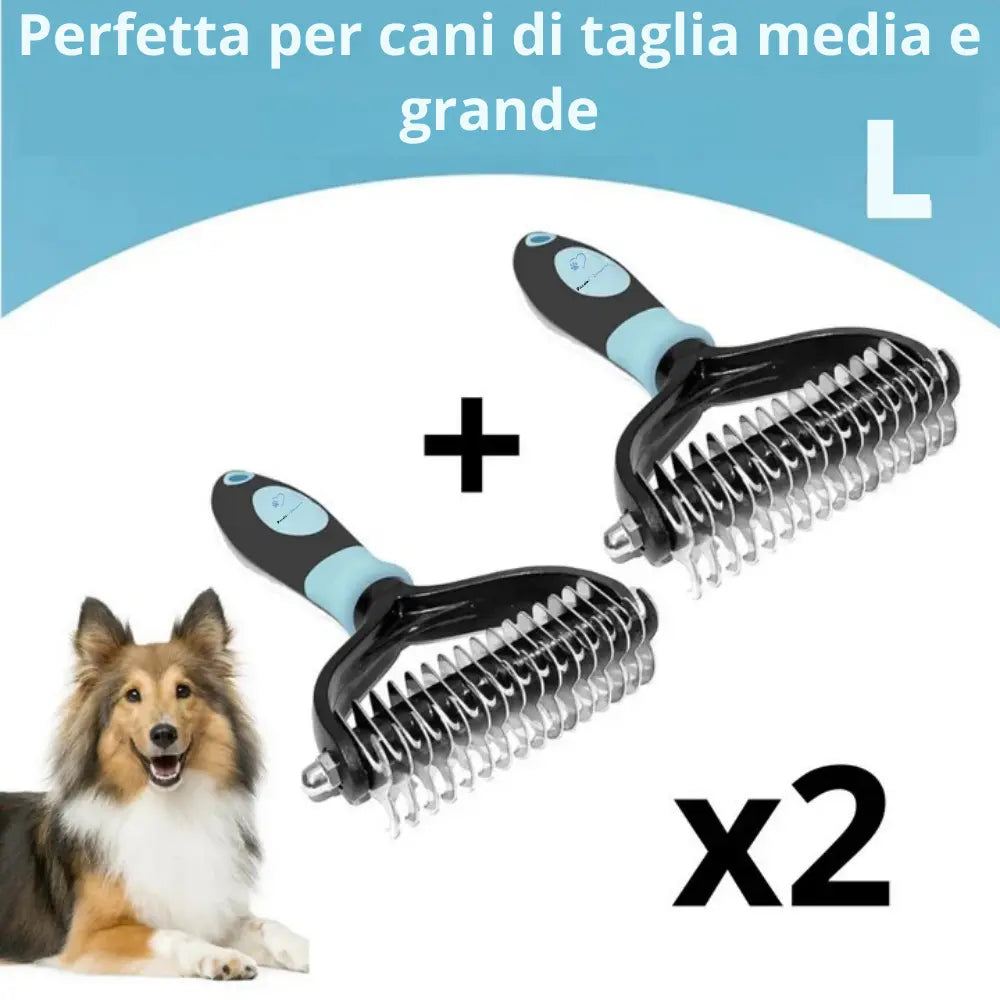 Spazzola anti-peli per animali