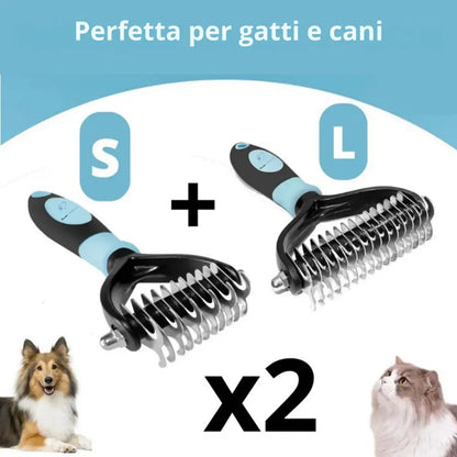 Spazzola anti-peli per animali