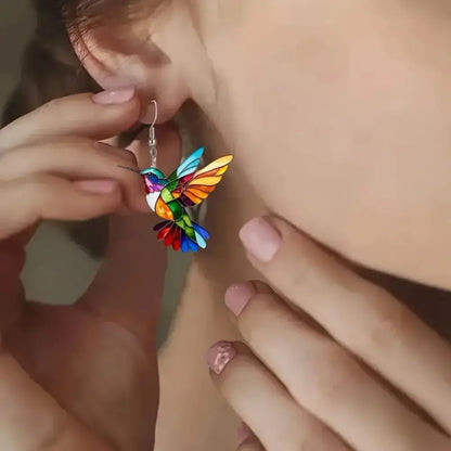 Orecchini Colibrì Colorato