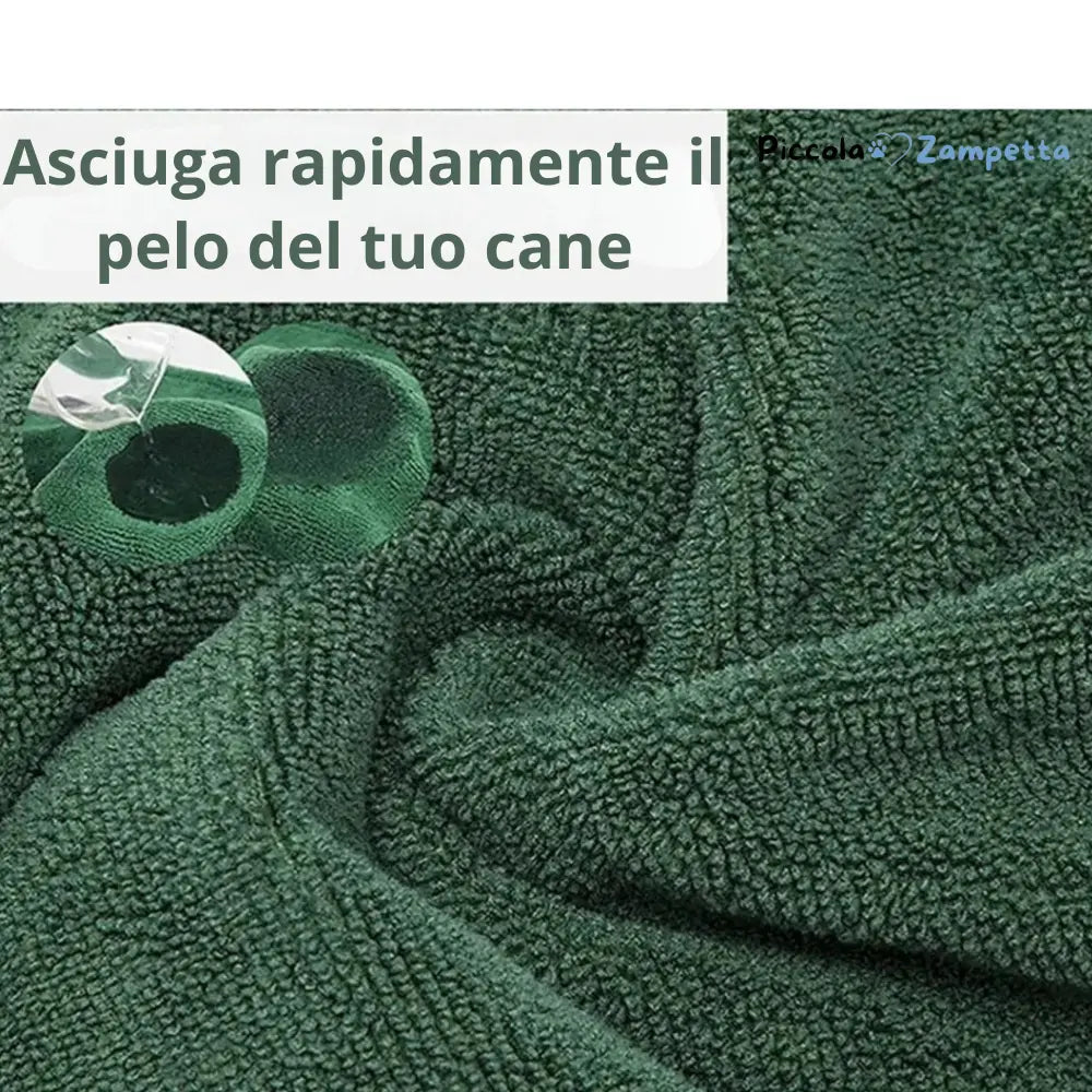 Accappatoio Assorbente per Cani