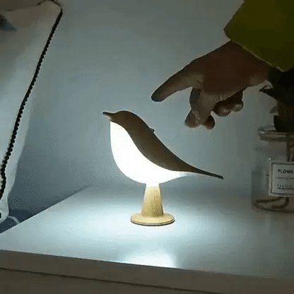Lampada da Comodino Tattile Design Uccello